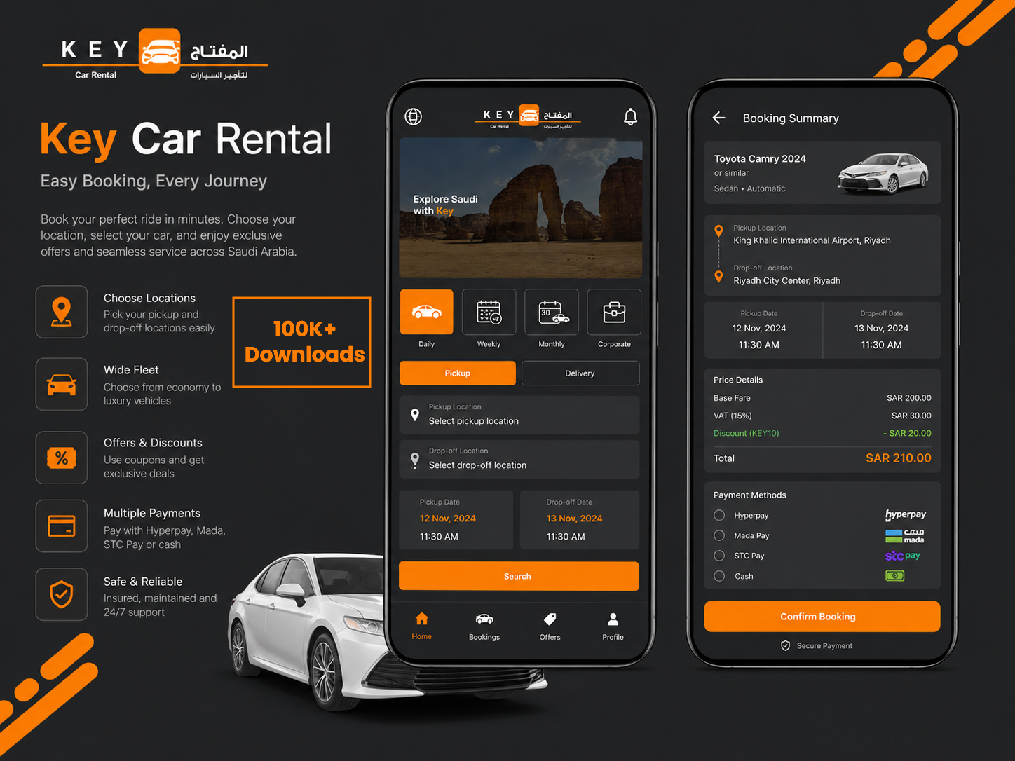 Key Car Rental App